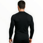 SONECS Men’s Swimming Rashguard T-Shirt Black | UV Protection Swimwear