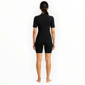 SONECS Women’s BoyLeg Swimsuit Black Pink | Athletic One Piece Swimwear